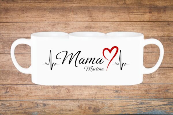 mama i srce Šalica za mame