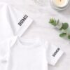 mama & mini – majica i bodi race check