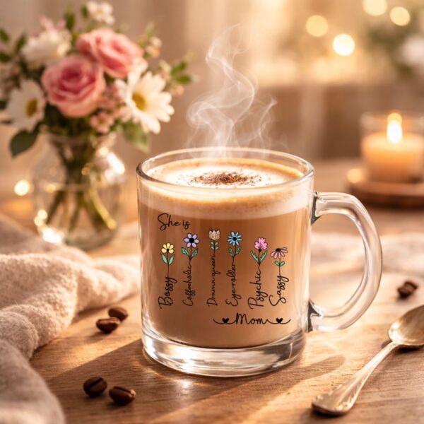 poljsko cvijeće Šalica za mame s porukom (kopiraj)